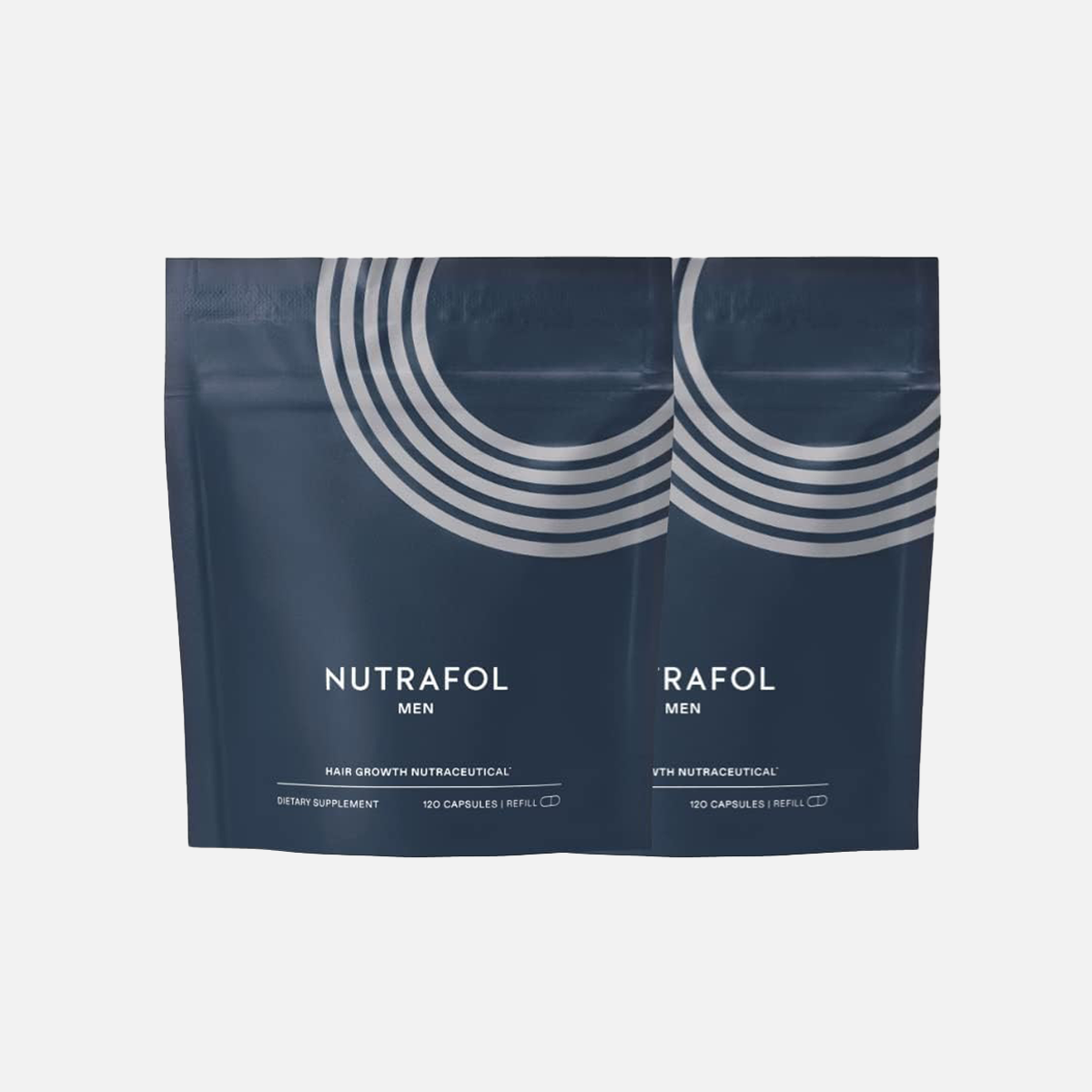 Nutrafol Men's Hair Growth Supplements - 2 Month Supply, 2 Refill Pouches