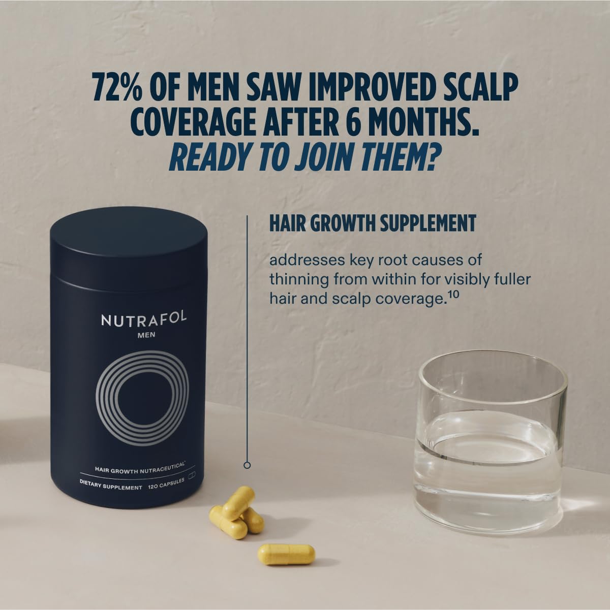 Nutrafol Men's Active Cleanse 2-in-1 Shampoo and Conditioner - 8.1 fl oz